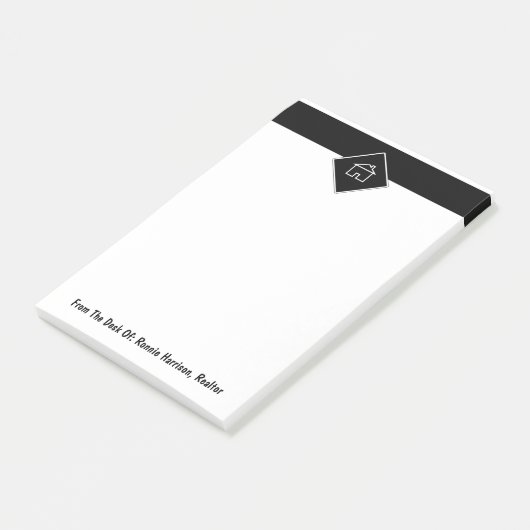 不動産のテーマの粘着性があるポストのメモのノート ポストイット (アングル)