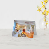 不動産のメッセージカード カード (黄色い花)