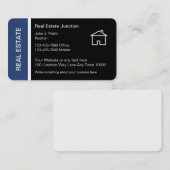 不動産のモダンでシンプルなレイアウト 名刺 (正面/裏面)