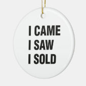 不動産の円のオーナメント セラミックオーナメント (左)