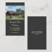 不動産の名刺のデザイン 名刺 (正面/裏面)