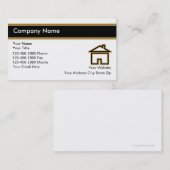 不動産の名刺 名刺 (正面/裏面)