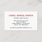 不動産の名刺 名刺 (裏面)