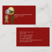 不動産の名刺 名刺 (正面/裏面)