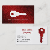 不動産の名刺 名刺 (正面/裏面)