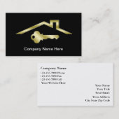 不動産の名刺 名刺 (正面/裏面)