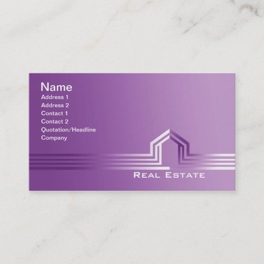 不動産の名刺 名刺 (正面)