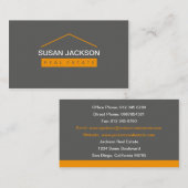 不動産の名刺 名刺 (正面/裏面)