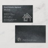 不動産の名刺 名刺 (正面/裏面)