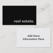 不動産の名刺 名刺 (正面/裏面)