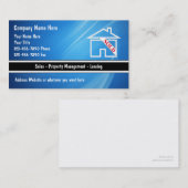 不動産の名刺 名刺 (正面/裏面)