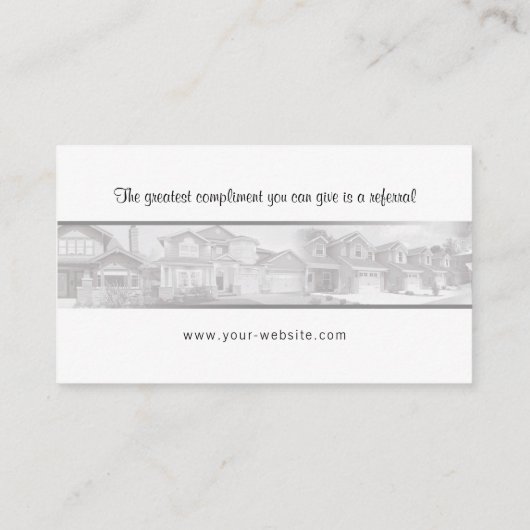 不動産の名刺BC18019 名刺 (裏面)