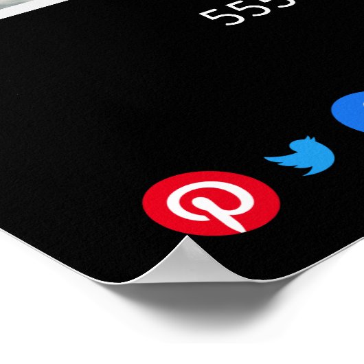 不動産の実在マーケティングの葉書に飛び込む ポスター (角)