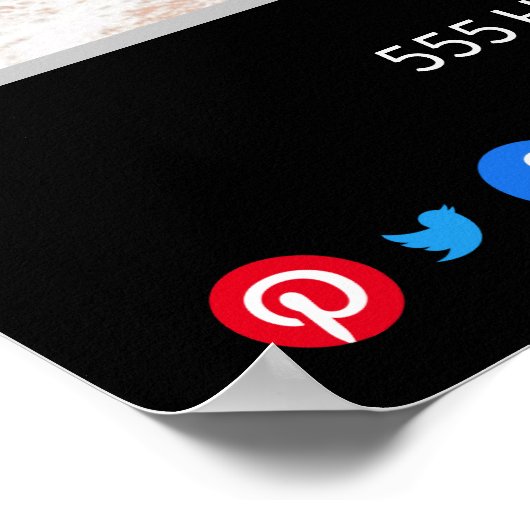 不動産の実在マーケティングはがきを見つける時 ポスター (角)