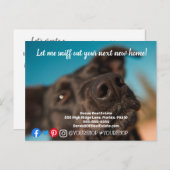 不動産の実在マーケティングはこの ポストカード (正面/裏面)