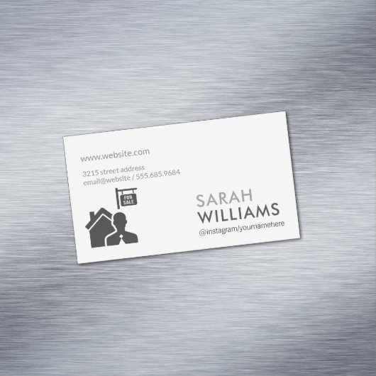 不動産の実在売り上げ マグネット名刺 (インサイチュ)