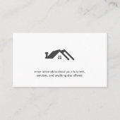 不動産の実在売り上げ 名刺 (裏面)