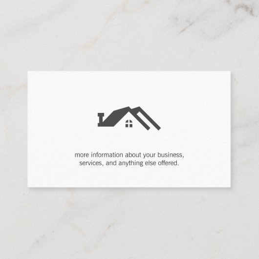 不動産の実在売り上げ 名刺 (裏面)