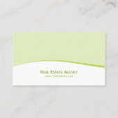 不動産の建築の保険業カード 名刺 (裏面)