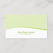 不動産の建築の保険業カード 名刺 (裏面)