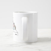 不動産の弁護士Probate Law Cartoon おもしろい Jumbo ジャンボコーヒーマグカップ (裏面)