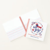 不動産の感謝クライアント | 7月4日 ノートブック (内部)