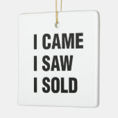 不動産の正方形のオーナメント セラミックオーナメント (左)