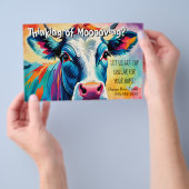 不動産の牛紹介マーケティング販売 チラシ (ハンドル)