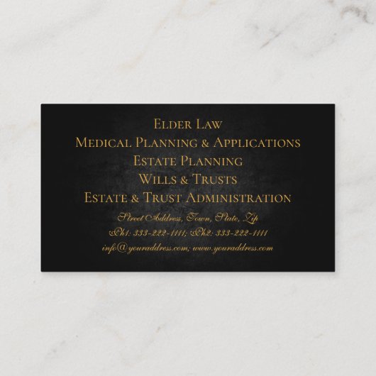 不動産の計画と検認法律事務所の遺言と信託 名刺 (裏面)