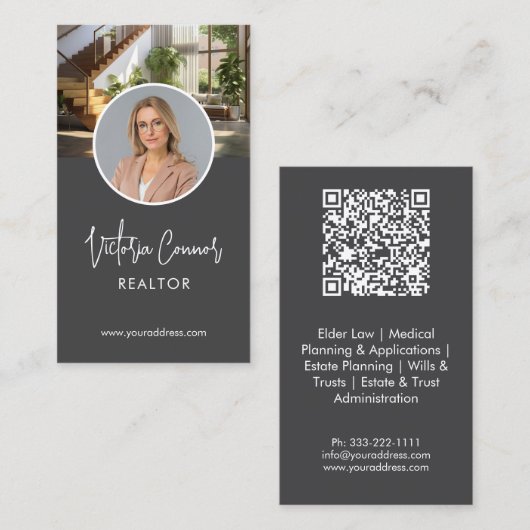 不動産の計画と検認法律事務所の遺言と信託 名刺 (正面/裏面)