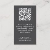 不動産の計画と検認法律事務所の遺言と信託 名刺 (裏面)