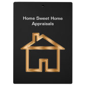 不動産の評価人のカスタムのクリップボード クリップボード (裏面)