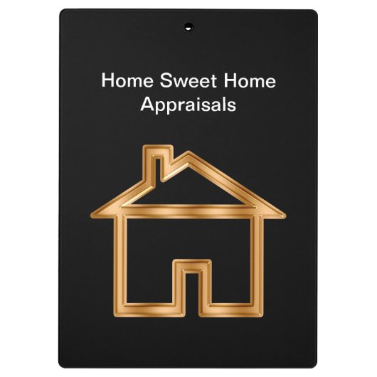 不動産の評価人のカスタムのクリップボード クリップボード (裏面)