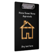 不動産の評価人のカスタムのクリップボード クリップボード (右)