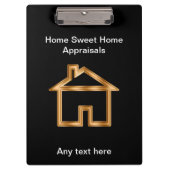 不動産の評価人のカスタムのクリップボード クリップボード (正面)