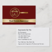 不動産の評価人の名刺 名刺 (正面/裏面)