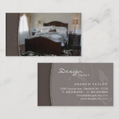 不動産の足場の寝室の名刺 名刺 (正面/裏面)