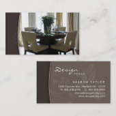 不動産の足場の食堂の名刺 名刺 (正面/裏面)