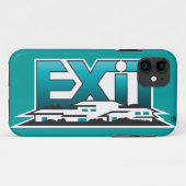 不動産のIphone 5の場合-ティール(緑がかった色) --を出て下さい Case-Mate iPhoneケース (裏面(横))