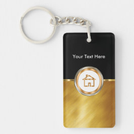 不動産のKeychainの上品なテンプレート キーホルダー