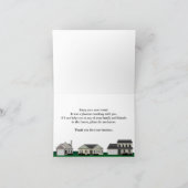 不動産はノート感謝していしています サンキューカード (内部)