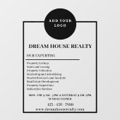 不動産ウィンドウの実在デカールでブランドを高める ウィンドウサイン (シート)