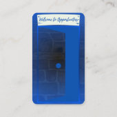 不動産エレガント代理店向けブ実在ール名刺 名刺 (裏面)