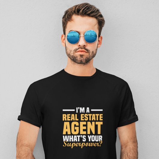 不動産エージェントのスーパーパワー Tシャツ