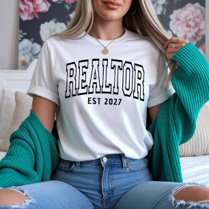 不動産エージェント用Tシャツ, オーダーメイド不動産エージェント用スウェットシャツ Tシャツ