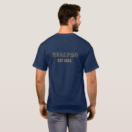 不動産エージェント | カスタムロゴ物件ブランディング Tシャツ