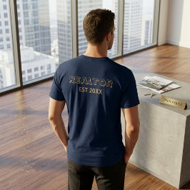 不動産エージェント | カスタムロゴ物件ブランディング Tシャツ