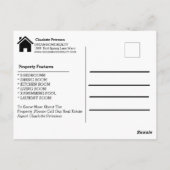 不動産エージェント マーケティング ポストカード (裏面)