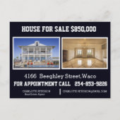 不動産エージェント マーケティング ポストカード (正面)