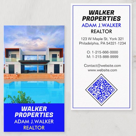 不動産エージェント（リアルター）がQRで売買 名刺